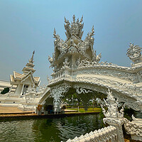 White Temple Buddhism Far East
