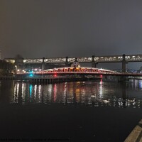 Buy canvas prints of Bridges Over The Tyne by Richard Fairbairn