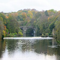 Buy canvas prints of River Wear At Durham by Richard Fairbairn