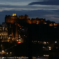 Buy canvas prints of Edinburgh Castle by Richard Fairbairn