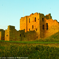 Buy canvas prints of Tynemouth Castle by Richard Fairbairn