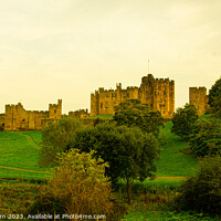 Buy canvas prints of Alnwick Castle by Richard Fairbairn