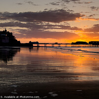 Buy canvas prints of Cromer Sunset by Robert Bell