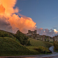 Buy canvas prints of Sky cloud Dover Castle by Matt Pennal
