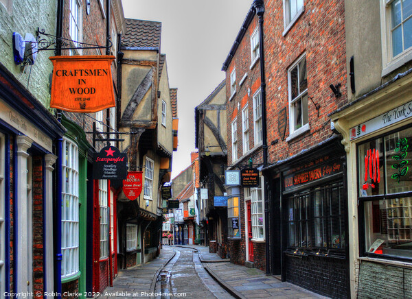 The Shambles York Picture Board by Robin Clarke