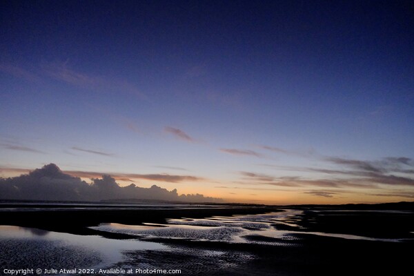 Camber Sands sunset Picture Board by Julie Atwal