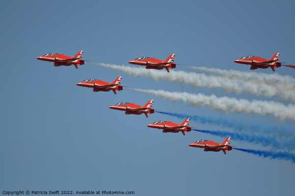 Red Arrows  Picture Board by Patricia Swift