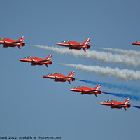 Buy canvas prints of Red Arrows  by Patricia Swift