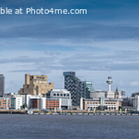 Buy canvas prints of Liverpool waterfront with boat by Cristina Pascu-Tulbure