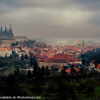Buy canvas prints of Prague skyline Panorama  by Colin Flatters