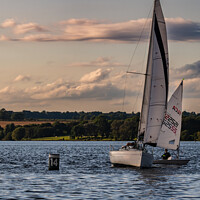 Buy canvas prints of Rounding the marker buoy by Colin Flatters