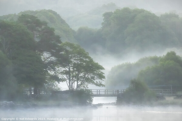 Magical Mist at Capel Curig Picture Board by Neil Edwards