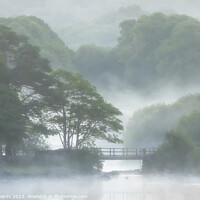 Buy canvas prints of Magical Mist at Capel Curig by Neil Edwards