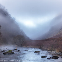 Buy canvas prints of River Towy in the Morning Mist  by Neil Edwards