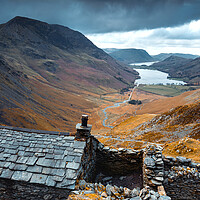 Buy canvas prints of Warnscale Bothy overlooking Buttermere by Alan Wise
