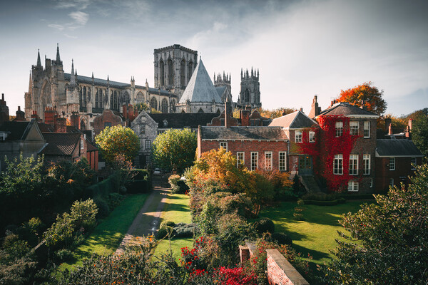 York Minster in Autumn Picture Board by Alan Wise