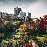 Buy canvas prints of York Minster in Autumn by Alan Wise
