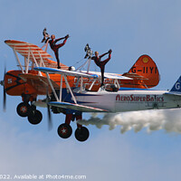 Buy canvas prints of Wing Walking in the Air by STEPHEN BAKER