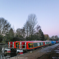 Buy canvas prints of Narrow Boats by Stephen Young