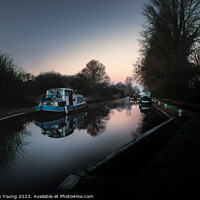 Buy canvas prints of Kennet and Avon Canal Sunrise by Stephen Young
