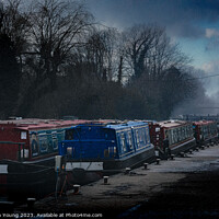 Buy canvas prints of Winter on the Kennet and Avon Canal by Stephen Young