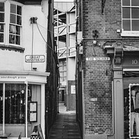 Buy canvas prints of Winchester Street on 35mm Film 2023. by Stephen Young