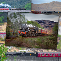 Buy canvas prints of Jacobite Steam Train: The Lancashire Fusilier on by Stephen Young