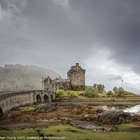 Buy canvas prints of Eilean Donan Castle by Stephen Young