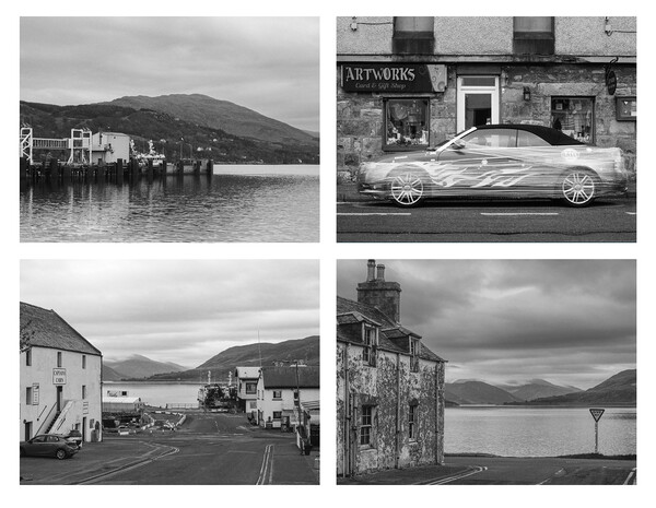 Ullapool Scotland 4 Image Set Picture Board by Stephen Young
