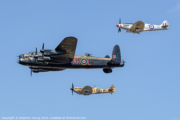 The Royal Air Force Battle of Britain Memorial Flight (BBMF) Picture Board by Stephen Young
