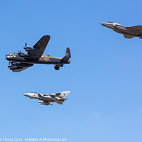 Buy canvas prints of Avro Lancaster, Tornado and F35 Lightning by Stephen Young
