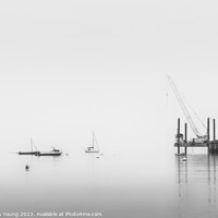 Buy canvas prints of Swanage Bay Sea Mist by Stephen Young