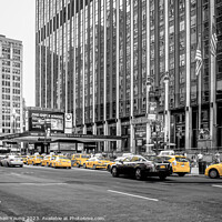 Buy canvas prints of Yellow Cabs New York by Stephen Young