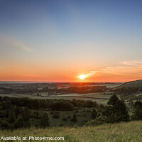 Buy canvas prints of Thames Valley Awakening: Midsummer's Eastern Promi by Stephen Young