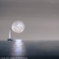 Buy canvas prints of Moonlight Shadow by Stephen Young