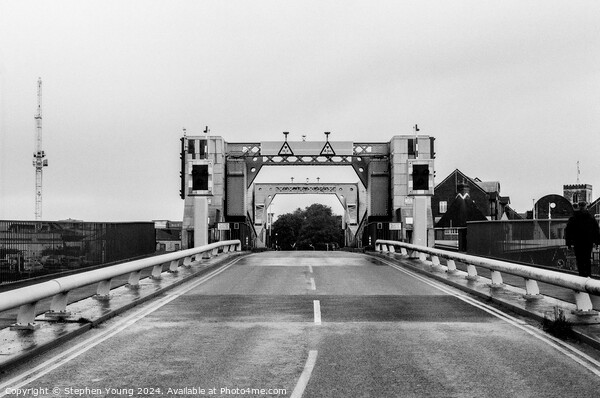 The Enigmatic Bridge Between Hamworthy and Poole, England Picture Board by Stephen Young