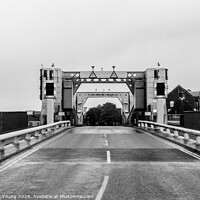 Buy canvas prints of The Enigmatic Bridge Between Hamworthy and Poole, England by Stephen Young