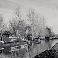 Buy canvas prints of Winter on the Kennet and Avon Canal - 35mm Film by Stephen Young