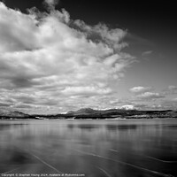 Buy canvas prints of Dark Ice Frozen Waters of the Scottish Highlands by Stephen Young