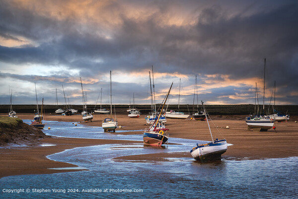 Wells-next-the-Sea Tidal Rest Picture Board by Stephen Young