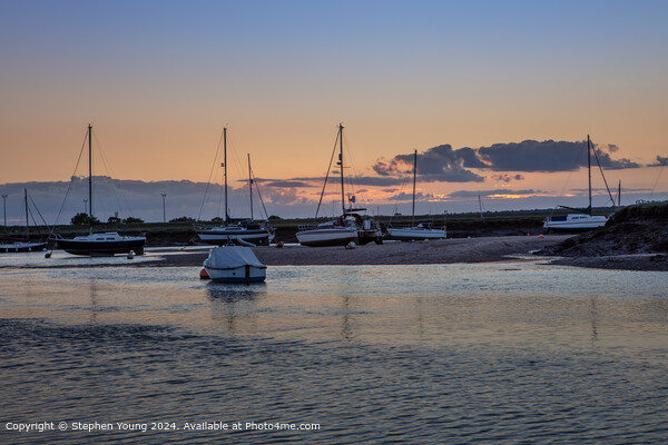 Wells-next-the-Sea After Sunset Picture Board by Stephen Young