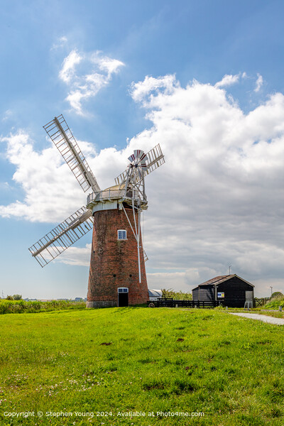 Horsey Windpump Picture Board by Stephen Young