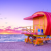 Buy canvas prints of miami beach by Frank Peters