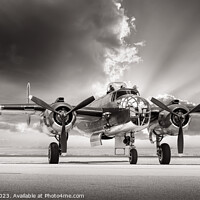 Buy canvas prints of north amercan b25 by Frank Peters
