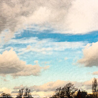 Buy canvas prints of Clouds Over Daventry by Anthony Moore