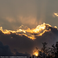 Buy canvas prints of Clouds at Sunset by Anthony Moore
