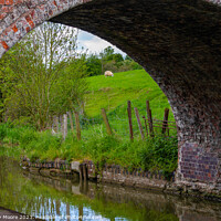 Buy canvas prints of Bridge No.1 Grand Union Canal. by Anthony Moore