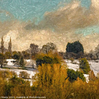 Buy canvas prints of Landscape on the Hill. by Anthony Moore