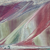 Buy canvas prints of Painted Layers, Painted Hills of Oregon, USA by David Roossien