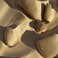 Buy canvas prints of Sand Tips and Shadows, Lake Michigan Shoreline, US by David Roossien
